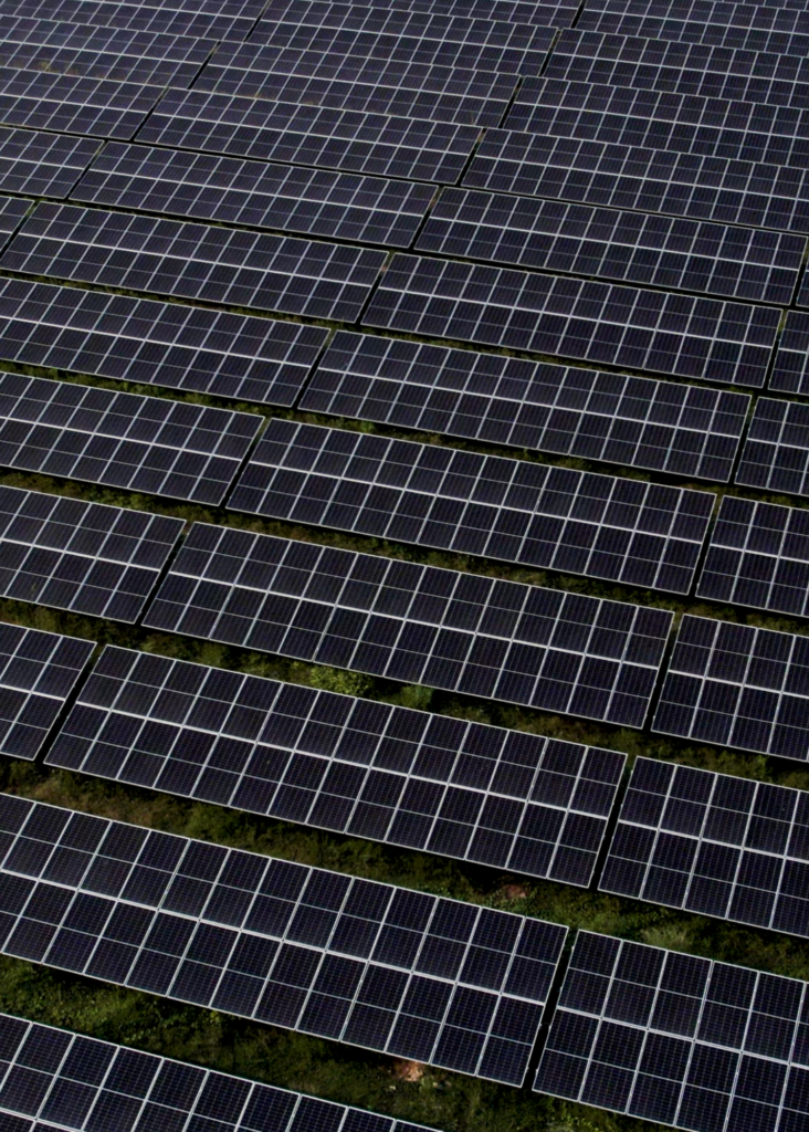 Image of 2nd solar park build by solar solution in raipur.