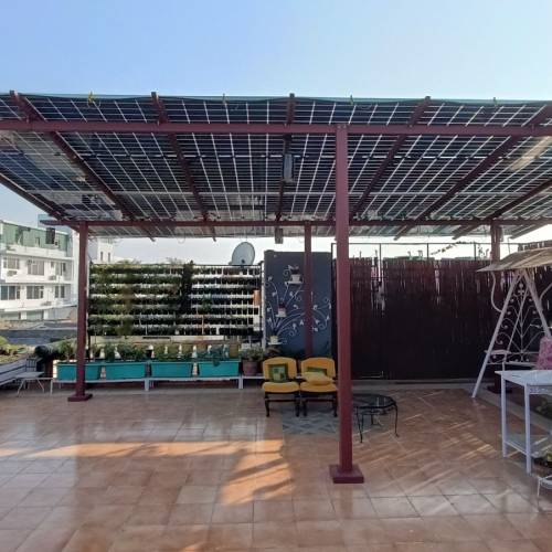 image of affordable solar panel installed by Best solar company in Raipur